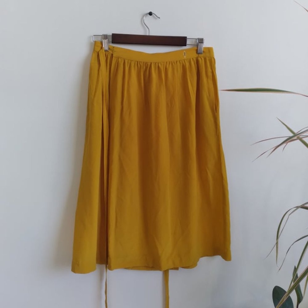 100% Silk Wrap Skirt